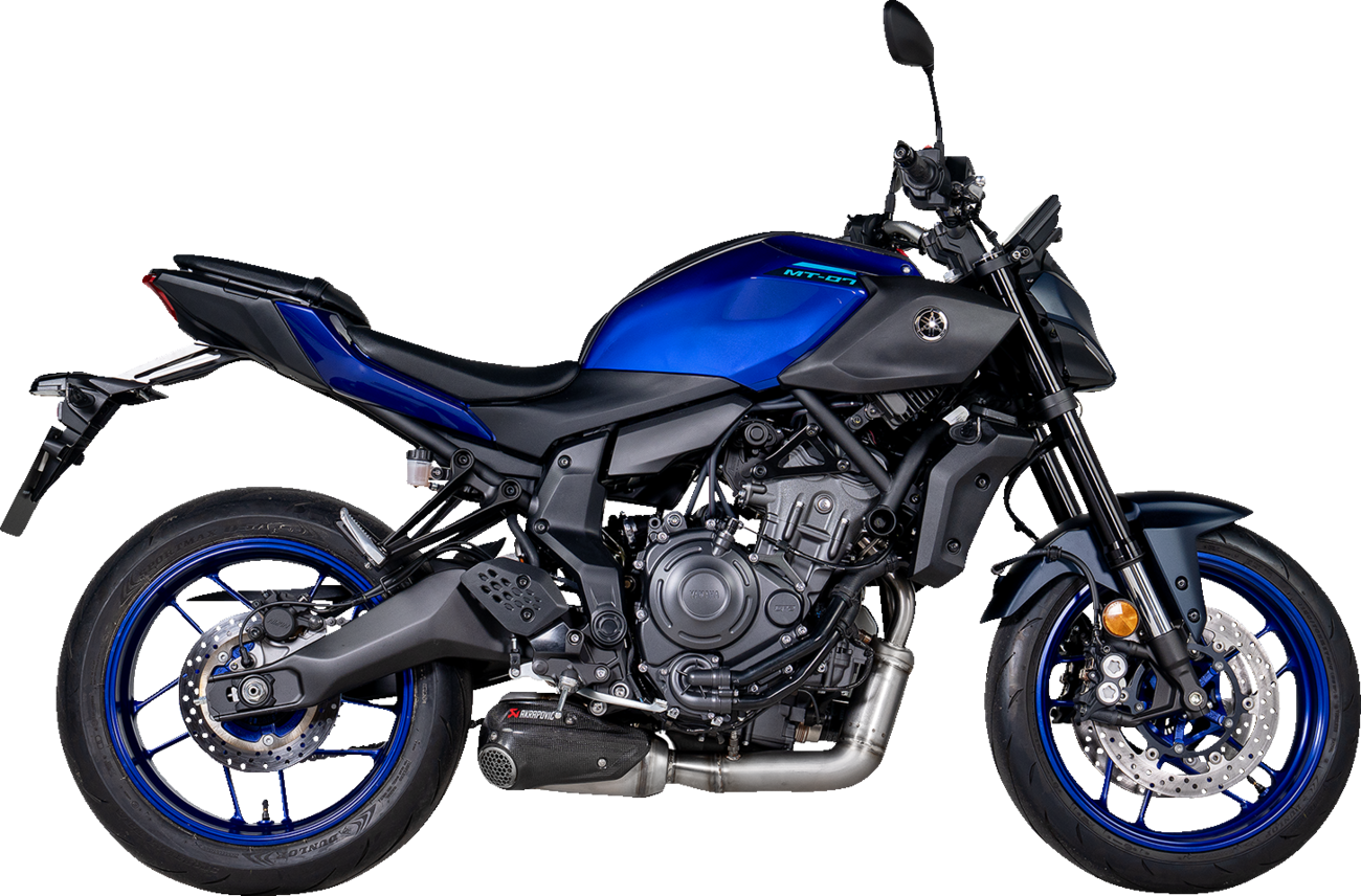 AKRAPOVIC Racing Line Exhaust System - Stainless Steel - Yamaha MT-07 S-Y7R13-HKGKHSS