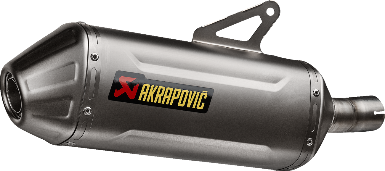 AKRAPOVIC Slip-On Line Muffler - Titanium - CFMOTO 450 MT/IBEX 450 S-CF4SO2-HFTT