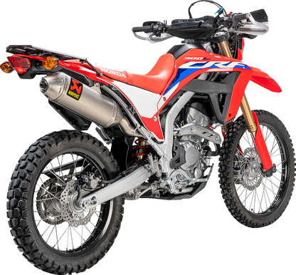 AKRAPOVIC Slip-On Line Muffler - Titanium - Honda CRF300L S-H3SO11-BNTA