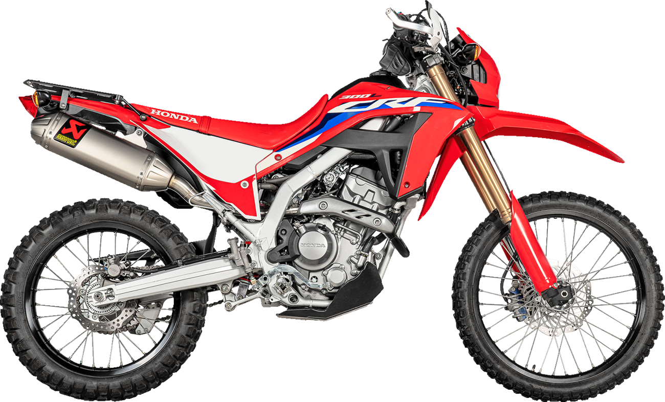 AKRAPOVIC Slip-On Line Muffler - Titanium - Honda CRF300L S-H3SO11-BNTA