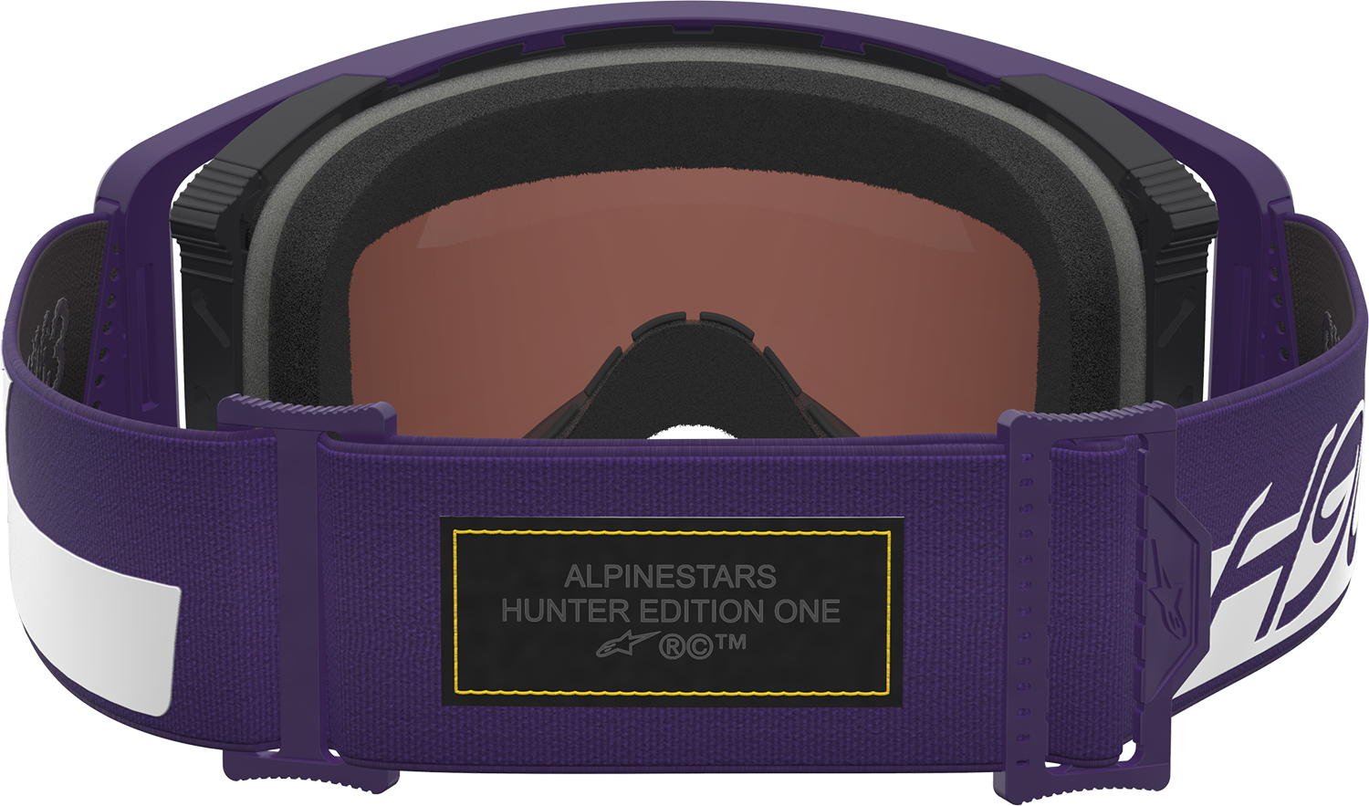 ALPINESTARS GOGGLES Supertech Goggle - Hunta 96 XXV - Purple/White - Silver Mirror Lens 5101226-3168