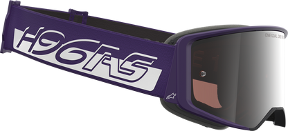 ALPINESTARS GOGGLES Supertech Goggle - Hunta 96 XXV - Purple/White - Silver Mirror Lens 5101226-3168