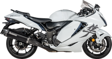 AKRAPOVIC Slip-On Line Mufflers - Titanium Black - Suzuki GSX-1300R Hayabusa S-S13SO4-HRAATBL/1