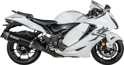 AKRAPOVIC Slip-On Line Mufflers - Titanium Black - Suzuki GSX-1300R Hayabusa S-S13SO4-HRAATBL/1