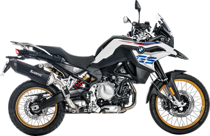 AKRAPOVIC Slip-On Line Muffler - Titanium Black - BMW F850GS S-B9SO3-HFBFCTBL/1