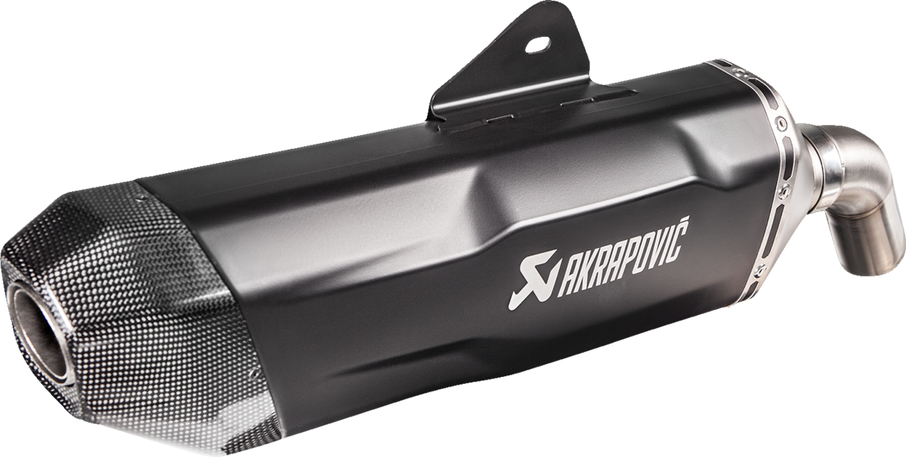 AKRAPOVIC Slip-On Line Muffler - Titanium Black - BMW F850GS S-B9SO3-HFBFCTBL/1