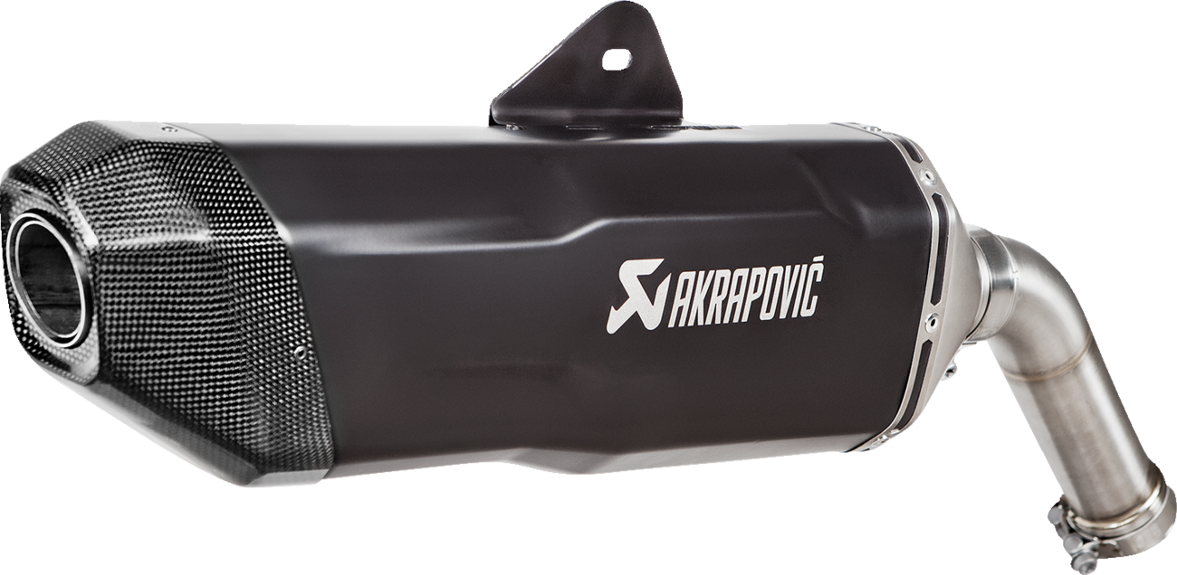 AKRAPOVIC Slip-On Line Muffler - Titanium Black - BMW F850GS S-B9SO3-HFBFCTBL/1