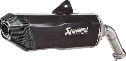 AKRAPOVIC Slip-On Line Muffler - Titanium Black - BMW F850GS S-B9SO3-HFBFCTBL/1