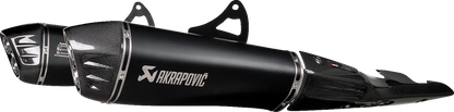 AKRAPOVIC Slip-On Line Mufflers - Titanium Black - Suzuki GSX-1300R Hayabusa S-S13SO4-HRAATBL/1