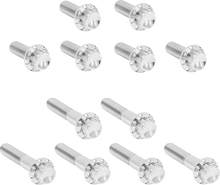 ARLEN NESS Bolt Kit - Rocker Box - 12-Point - Titanium - Polished 300-992