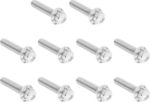 ARLEN NESS Bolt Kit - Cam Cover/Point Cover - Titanium - 12-Point - Polished 300-986