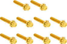 ARLEN NESS Bolt Kit - Cam Cover/Point Cover - Titanium - 12-Point - Gold 300-988