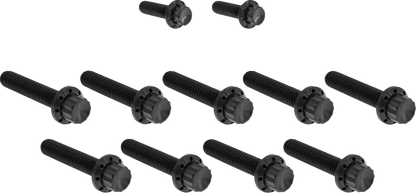 ARLEN NESS Bolt Kit - Cam Cover/Point Cover - Titanium - 12-Point - Black 300-933