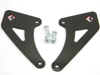 DBK Special Parts (Ducabike) Carbon Fiber Heel Guards for the Ducati Hypermotard 1100 and Multistrada 620/1000/1100