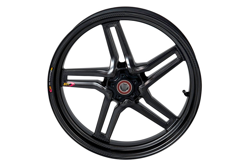 BST Rapid TEK 5 Split-Spoke Carbon Fiber Front Wheel for the Yamaha YZF-R6 (2017+)- 3.5 x 17