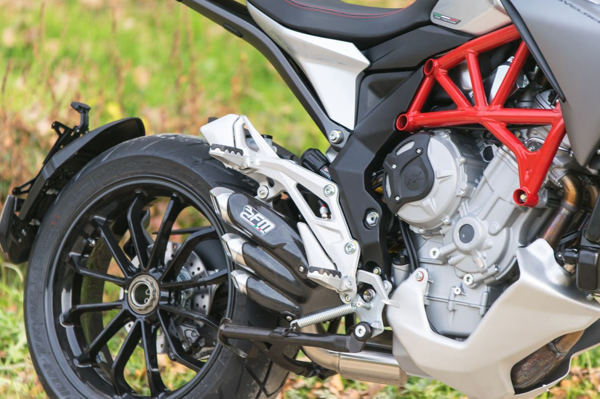 FM Projects Slip-on Exhaust for MV Agusta Turismo Veloce 800 and Stradale 800