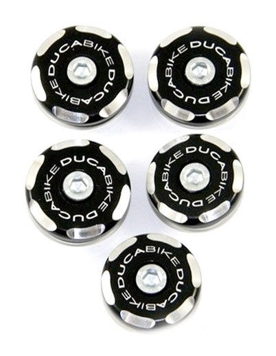 DBK Special Parts (Ducabike) Contrast Cut Frame Plug Kit for the Ducati Multistrada (non 1200 models)