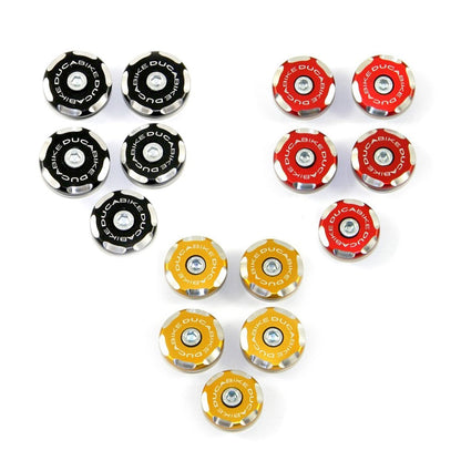 DBK Special Parts (Ducabike) Contrast Cut Frame Plug Kit for the Ducati Multistrada (non 1200 models)