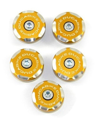DBK Special Parts (Ducabike) Contrast Cut Frame Plug Kit for the Ducati Multistrada (non 1200 models)