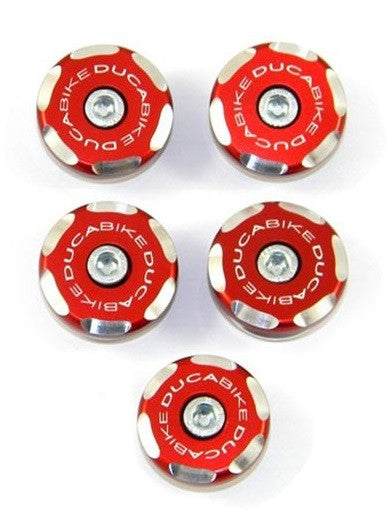 DBK Special Parts (Ducabike) Contrast Cut Frame Plug Kit for the Ducati Multistrada (non 1200 models)
