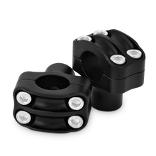 Burly Brand Reaper Riser Clamp 1-1/2in Tall for 1in Bar, Set - Texture Black