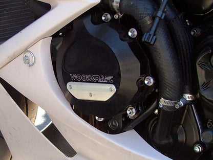 WOODCRAFT Kawasaki ZX6R / ZX636 (07+) LHS Stator Cover Assembly Black
