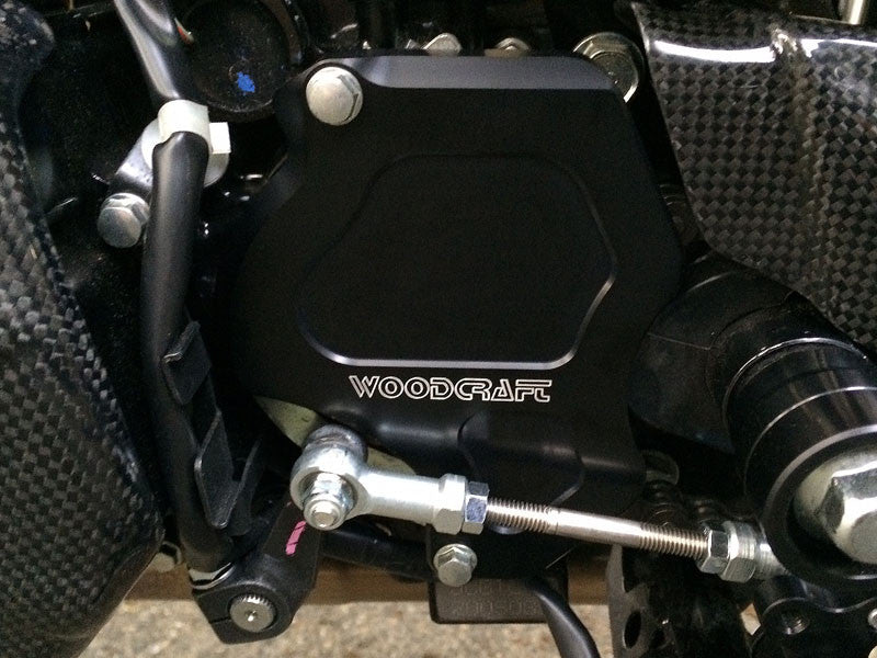 WOODCRAFT Sprocket Cover Assembly Black Honda Grom