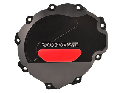 WOODCRAFT LHS Stator Cover Black for Honda CBR1000RR (08-09)(use semi-dry liquid gasket)