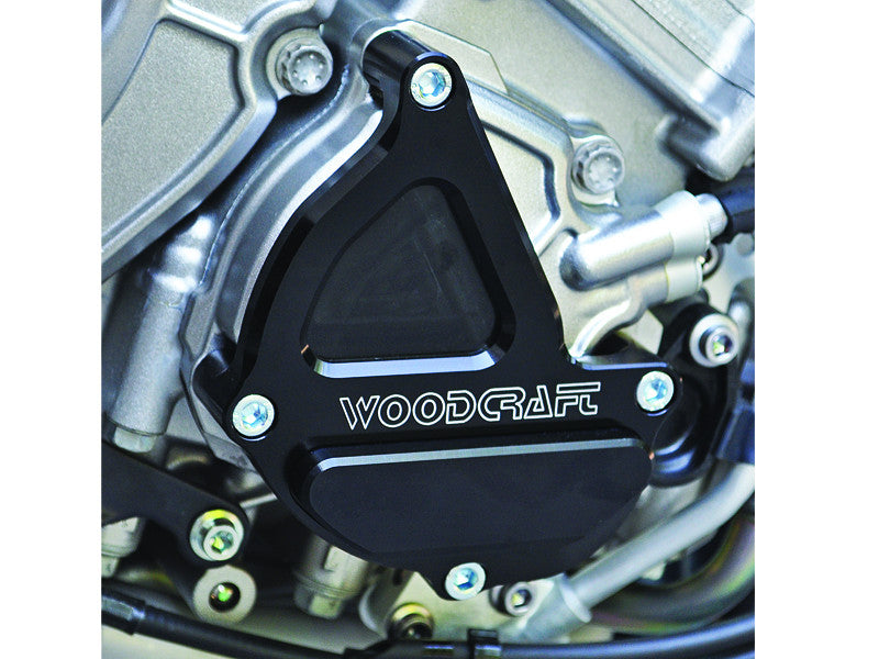 WOODCRAFT Yamaha R1 (15+) RHS Ignition Trigger Cover Protector Black