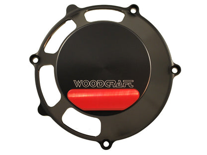 WOODCRAFT Vented Dry Clutch Cover Assembly for Ducati 's with a Dry Clutch