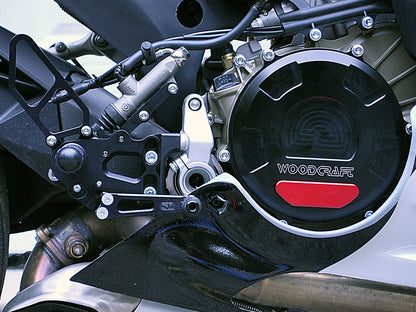 WOODCRAFT RHS Clutch Cover Black Anodized for Ducati Panigale 1299/1199/959