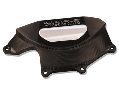 WOODCRAFT Clutch Cover Protector  Black for Aprilia RSV4 / Tuono V4 RHS