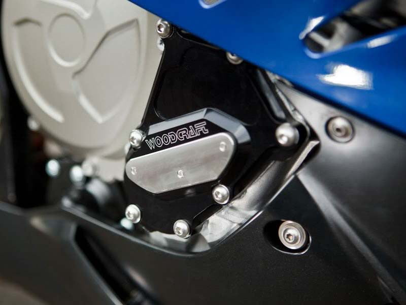 WOODCRAFT Crankshaft Cover Assembly Black for BMW S1000RR HP4  S1000R  & S1000XR