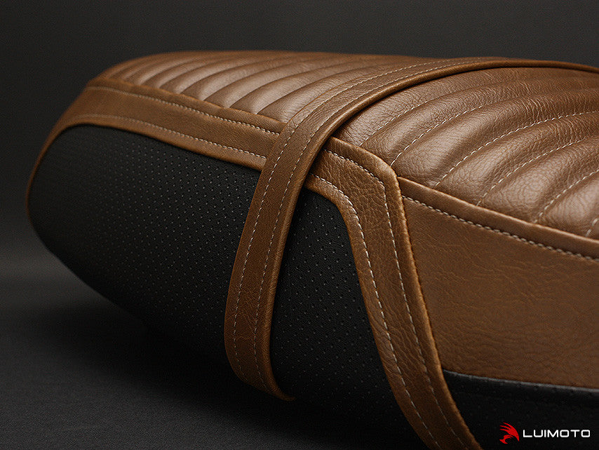 LUIMOTO Modern Classic Motorcycle Seat Covers for TRIUMPH BONNEVILLE / T100 / T120 2016+