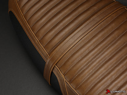 LUIMOTO Modern Classic Motorcycle Seat Covers for TRIUMPH BONNEVILLE / T100 / T120 2016+