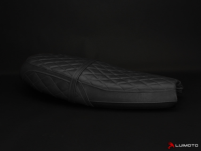 LUIMOTO Modern Diamond Motorcycle Seat Covers for TRIUMPH BONNEVILLE / T100 / T120 2016+