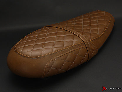 LUIMOTO Modern Diamond Motorcycle Seat Covers for TRIUMPH BONNEVILLE / T100 / T120 2016+