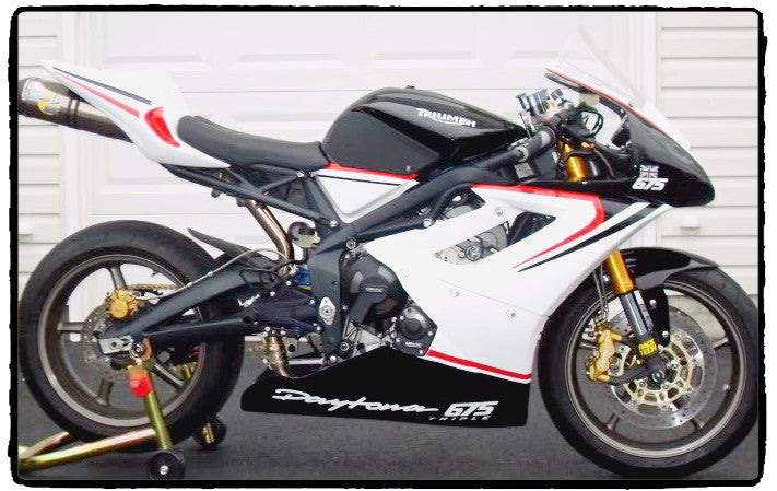 TechSpec Tank Grip Pads for the Triumph Daytona 675 (06-12) Street Triple (09-12)