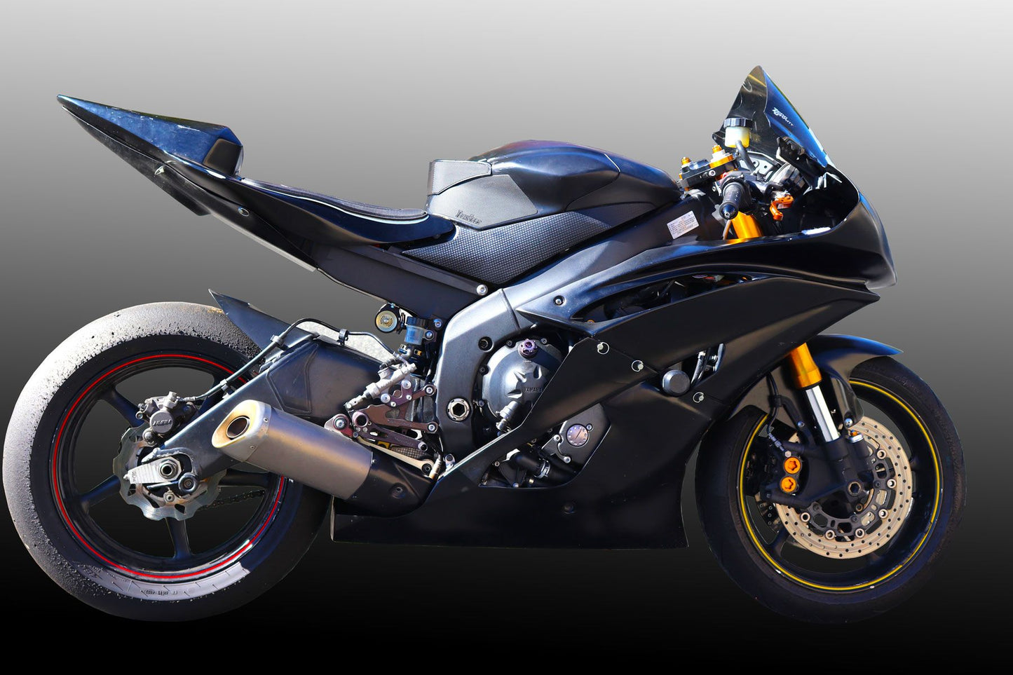 TechSpec Tank Extender and Tank Grip Pads for the Yamaha YZF-R6 (08-16)