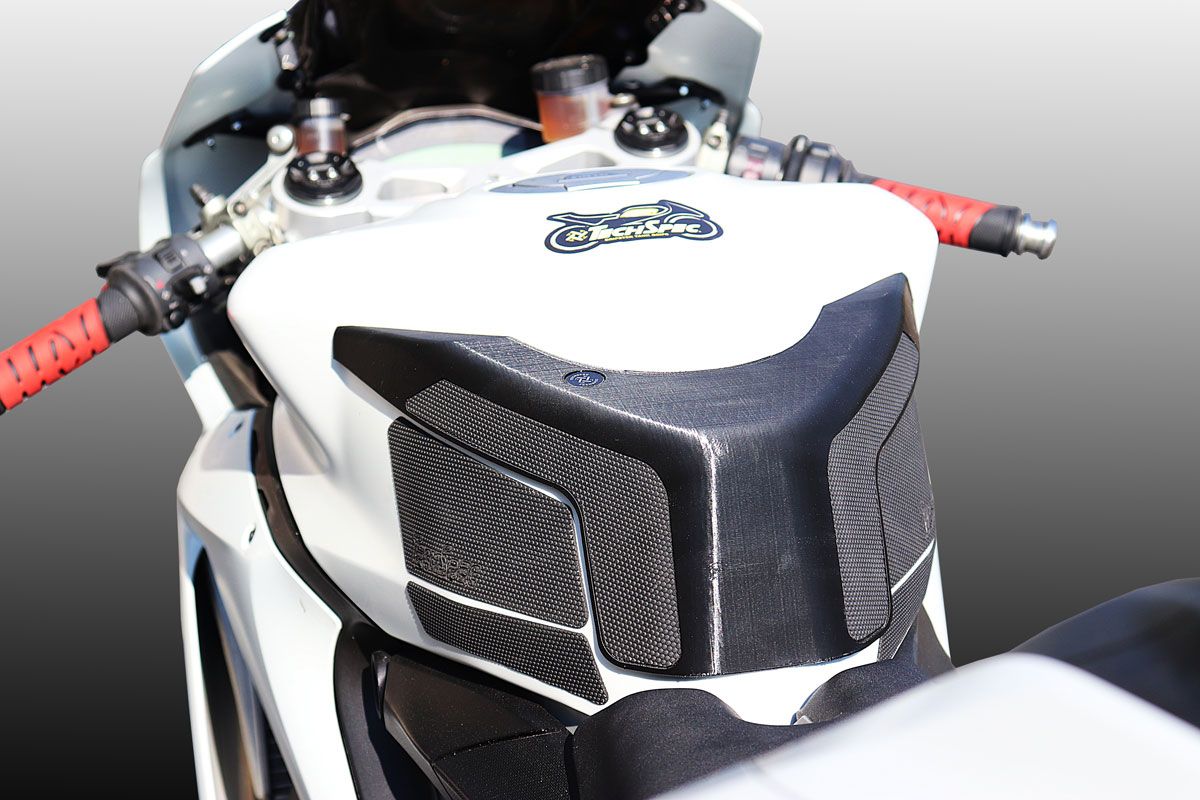 TechSpec Tank Extender and Tank Grip Pads for the Ducati Panigale V2 / 1299 / 1199 / 959 / 899