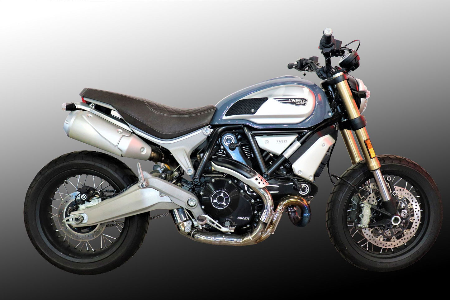 TechSpec Tank Grip Pads for the Ducati Scrambler 1100 (2018+) / 800 (2023+)