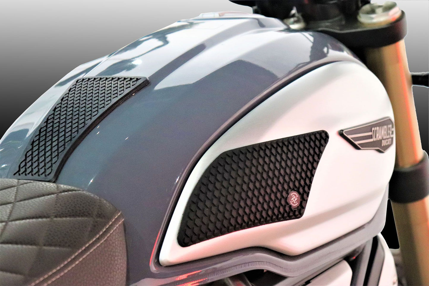 TechSpec Tank Grip Pads for the Ducati Scrambler 1100 (2018+) / 800 (2023+)