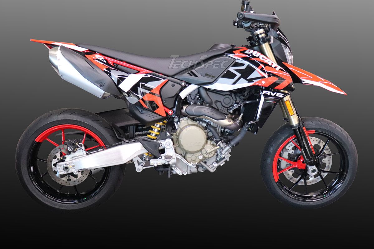 TechSpec Tank Grip Pads for the Ducati Hypermotard 698 Mono (2024+)