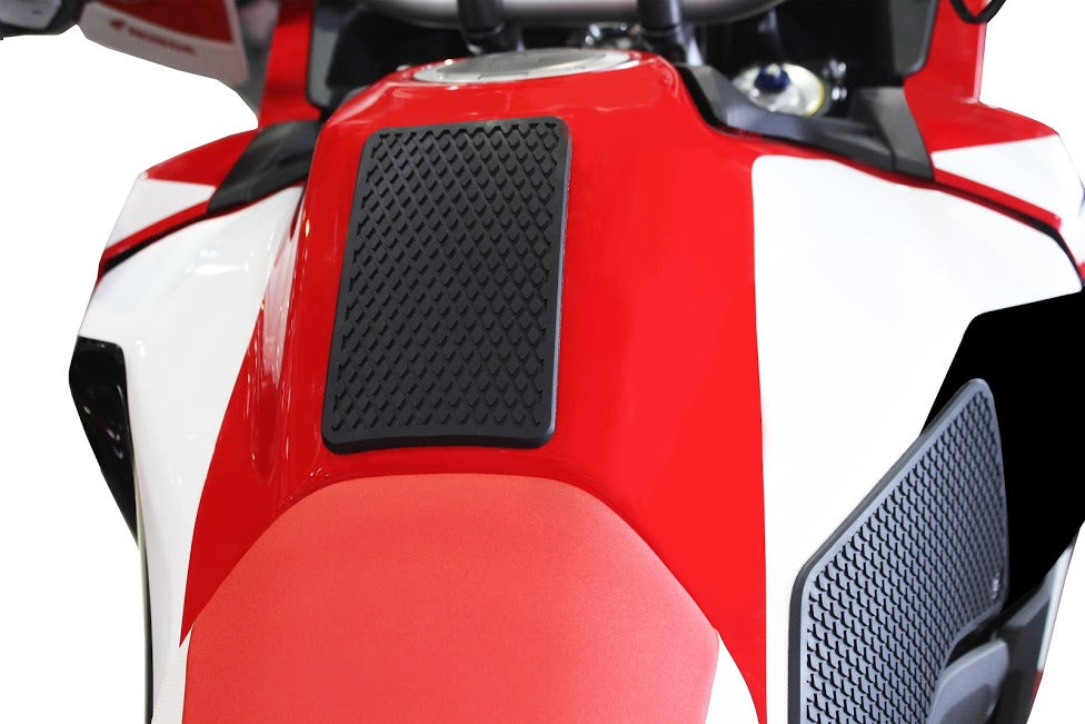 TechSpec Tank Grip Pads for the Honda Africa Twin 1000 (2016+) - RED, WHITE & BLUE PAINT DESIGN