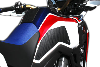 TechSpec Tank Grip Pads for the Honda Africa Twin 1000 (2016+) - RED, WHITE & BLUE PAINT DESIGN