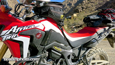 TechSpec Tank Grip Pads for the Honda Africa Twin 1000 (2016+) - RED, WHITE & BLUE PAINT DESIGN