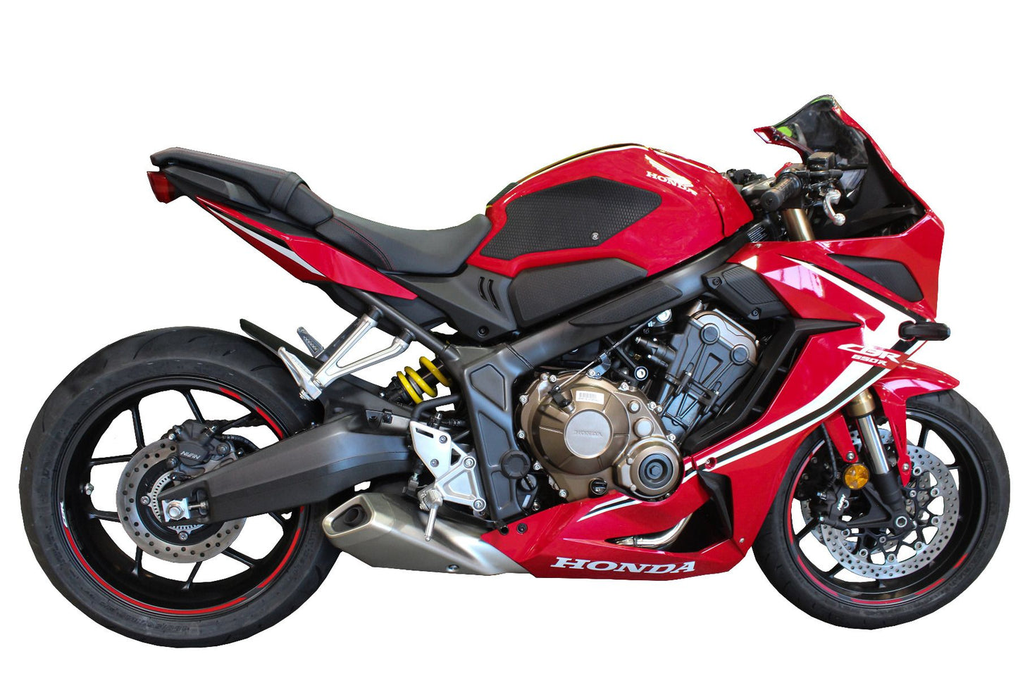 TechSpec Tank Grip Pads TRACK DESIGN for the Honda CBR650RR and CB650R (2019+)
