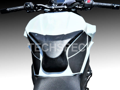TechSpec Tank Extender and Tank Grip Pads for the Kawasaki Ninja 400 / 500 & Z400 / Z500