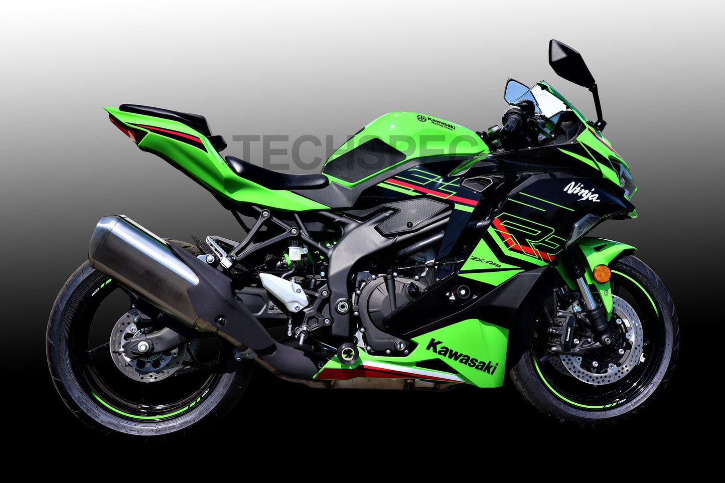 TechSpec Tank Grip Pads for the Kawasaki Ninja ZX-4RR (2023+)