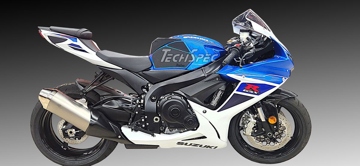 TechSpec Tank Extender and Tank Grip Pads for the Suzuki GSX-R600 / GSX-R750 (2011+)